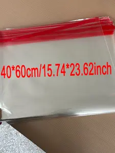 Large Opp Bag, 11.81*17.71 Inch, Self-Seal Transparent Sealed Bags, Ideal for Shoes, Clothes, Hats, Camping, Durable Plastic Gift Packaging
