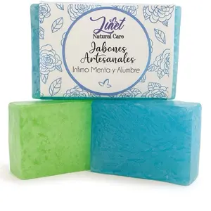 Jabón de alumbre y menta íntimo