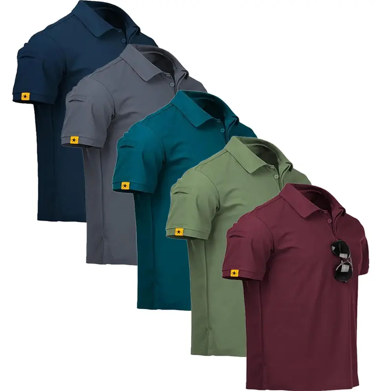 Gray + Army Green + Burgundy + Navy Blue + Dark Ra