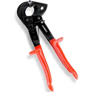 Ratchet Cable Wire, Ratcheting Cable Cutters for Electricians - Cutting Soft Wire up to 240mm²/600MCM