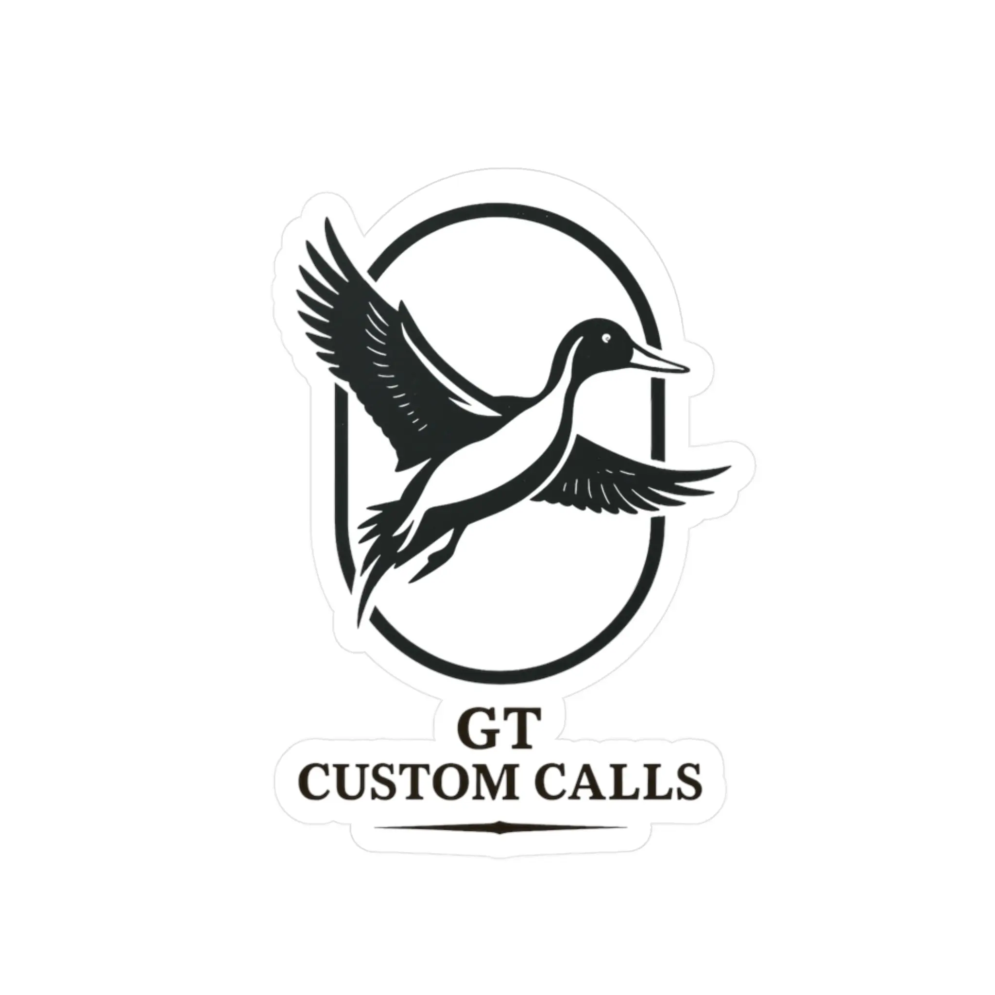 4" Pintail Oval Sticker