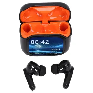 Wireless Touchscreen Earbuds with Smart Touch Screen Case Support 156 Languages No Subscription- True Wireless Bluetooth ANC Active Noise Cancelling Earbuds - BlueTooth Earphones for Android In Ear Headphones