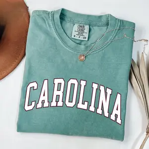 Comfort Colors Minimalist Carolina T- Shirt, Vintage Carolina Tee, Game Day Shirt, Carolina Gift, Unisex Tee