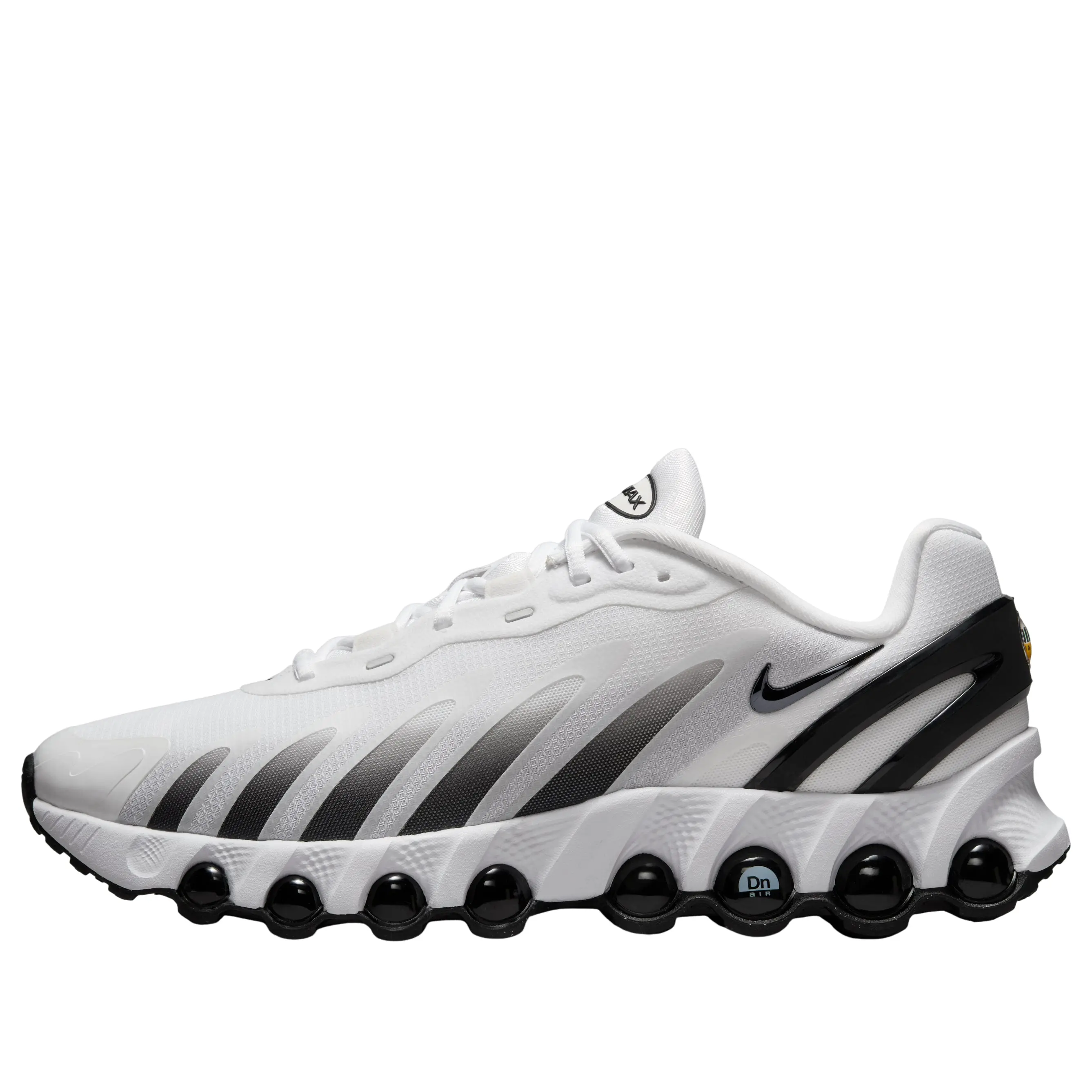 Men's Nike Air Max Dn8 'Panda' FQ7860-100 Running Sneaker - Male Sports Trainer with 8 Tubes, Mesh Upper for Daily Wear Casual Athletic Use