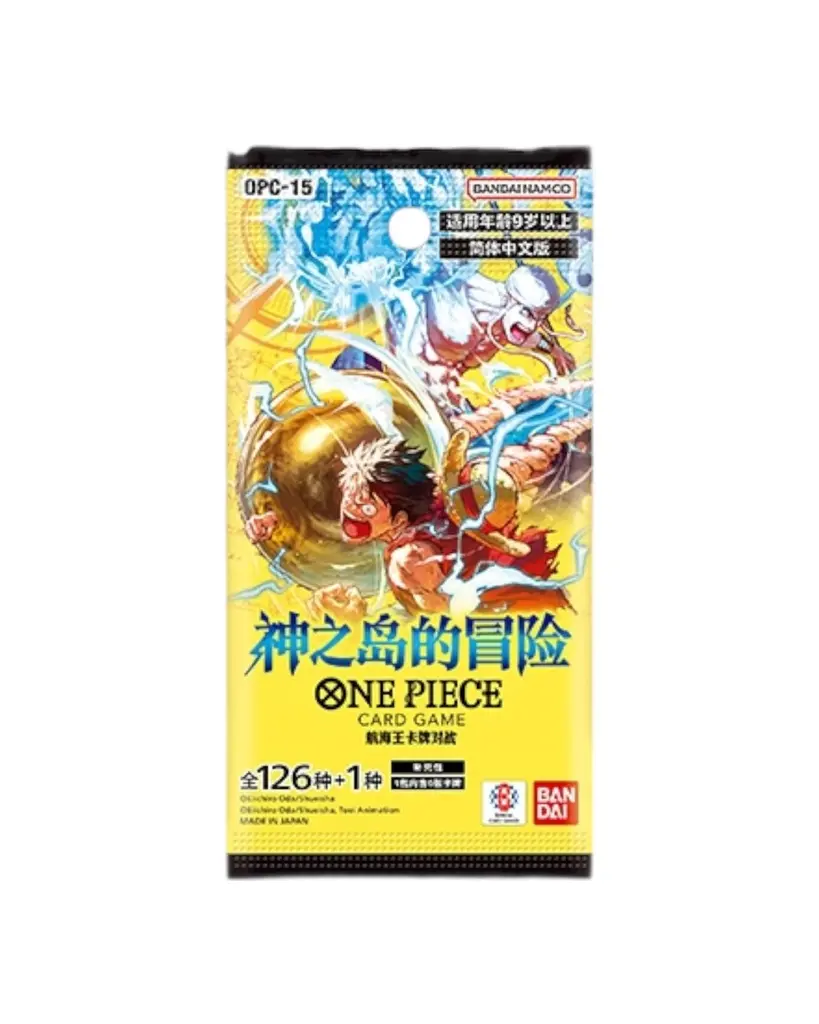1 Piece TCG: Adventure on Kami's Island Booster Pack - Simplified Chinese Collectible Non-Sports Trading Card Pack