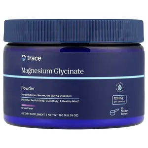 Trace Magnesium Glycinate Powder, Grape, 6.35 oz (180 g)