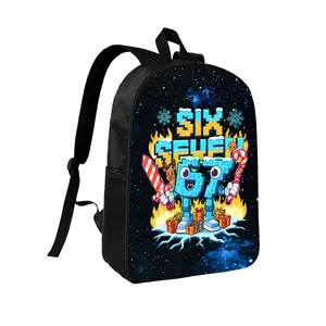 Funny Meme "67 Joke" Print Backpack Suitable for Outdoor, Travel & - Large Capacity Laptop with Meme Design, Unisex for Men & Women, Funny Gift