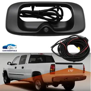 Tailgate Handle Backup Camera for 1999-2006 Chevy Silverado GMC Sierra 1500 2500 3500HD Pickups, Rear View Backup Camera Replace OE 15046512 15228539, Durable Rear View Camera Car Accessory