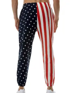 American Flag Pants Unisex USA Patriotic Joggers Pants Casual Sport Sweatpants Baggy Pants Elastic Menswear Elastic Menswear Ball Day Pockets Trouser