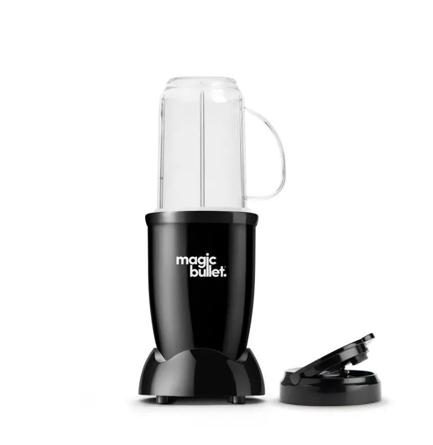 Magic Bullet 4-Piece Personal Blender (MBR-0401WM, Black) - Kitchen Blender, Smoothie Maker, Drink Mixer, Health-Focused Appliance, Juice Blending Cup, Blender For Kitchen, Personal Blender For Smoothies