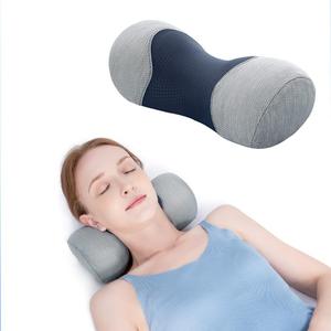 two-tone neck pillow, 1 count bedroom accessories neck roll memory foam pillow, neck stretcher for tension muscle, home relaxation tools for bedroom