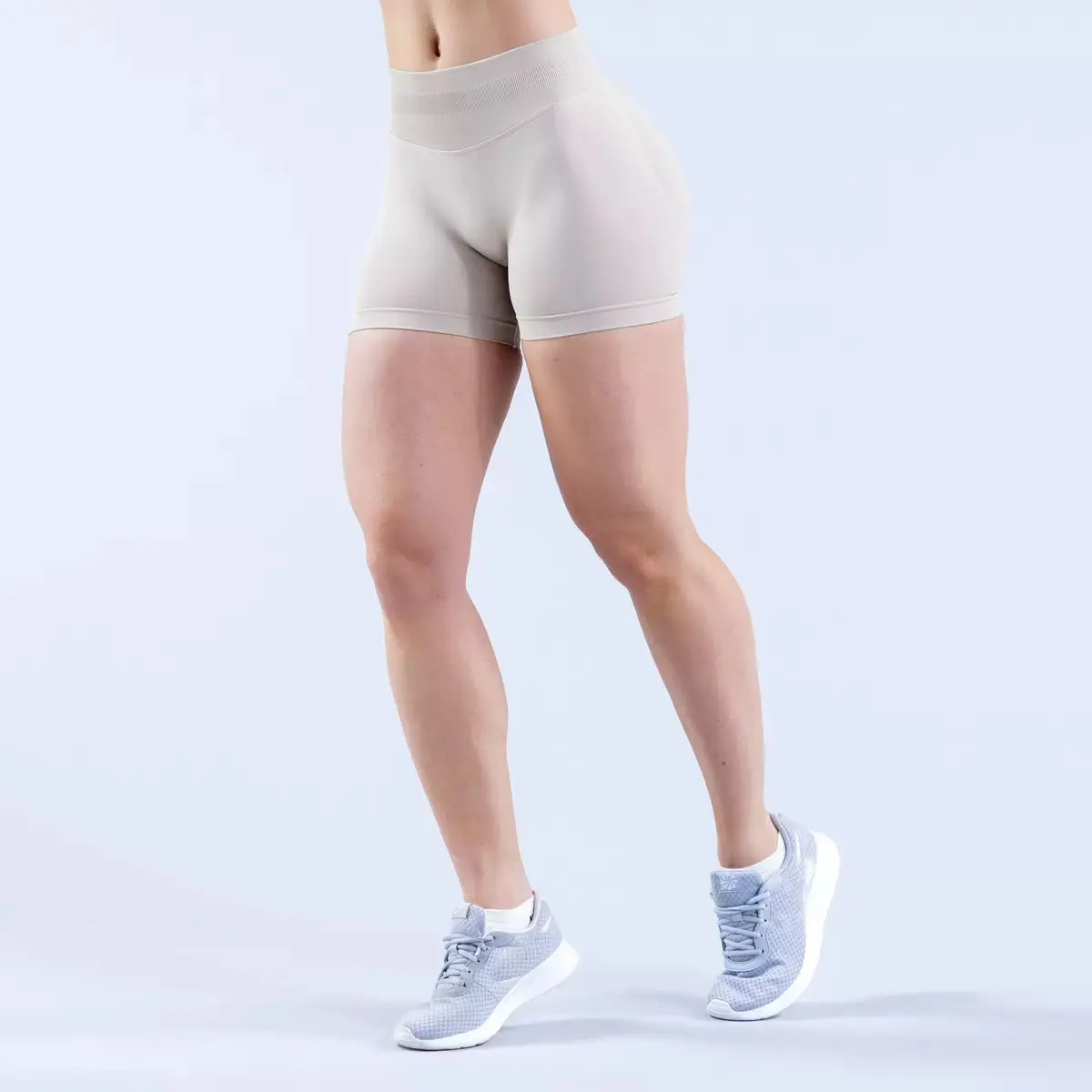 (With Logo) DFYNE Seamless High Waist Yoga Shorts - Tummy Control Biker Shorts for Women's Gym Quick-Dry Compression Fitness Set (With Logo) DFYNE Seamless High Waist Yoga Shorts - Tummy Control Biker Shorts for Women's Gym Quick-Dry Compression Fitness Set