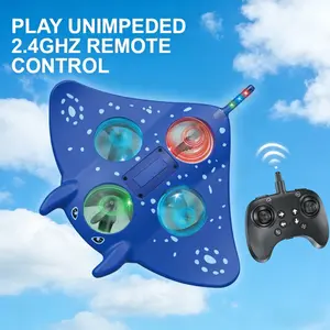 Remote Control Foam Drone Fish Gravity Stunts, Colorful Lights, Simulation Design, Outdoor Flying Experience, Ages 14+, Gift Box Included