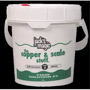 212 MAIN Jacks Magic Copper & Scale Stuff Pool Stain Remover - 5lb Copper-Based Step 2 Kit for Aquatic Fitness Pool Maintenance