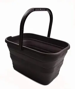 SAMMART 12L (3.17 Gallon) Collapsible Rectangular Handy Basket/Bucket