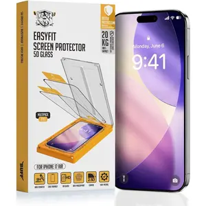 2-Pack Screen Protector for  Air [6.5"] Tempered Glass with Auto-Alignment Kit - Bubble-Free, Drop Protection, Easy Installation, Case-Friendly