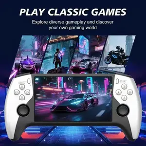 2026 New Sf3500 Upgrade Handheld Game Console, Compact Portable Gaming Host, 5-Inch IPS Full HD Screen, 3000mah Long Battery Life, Ideal for Gamers