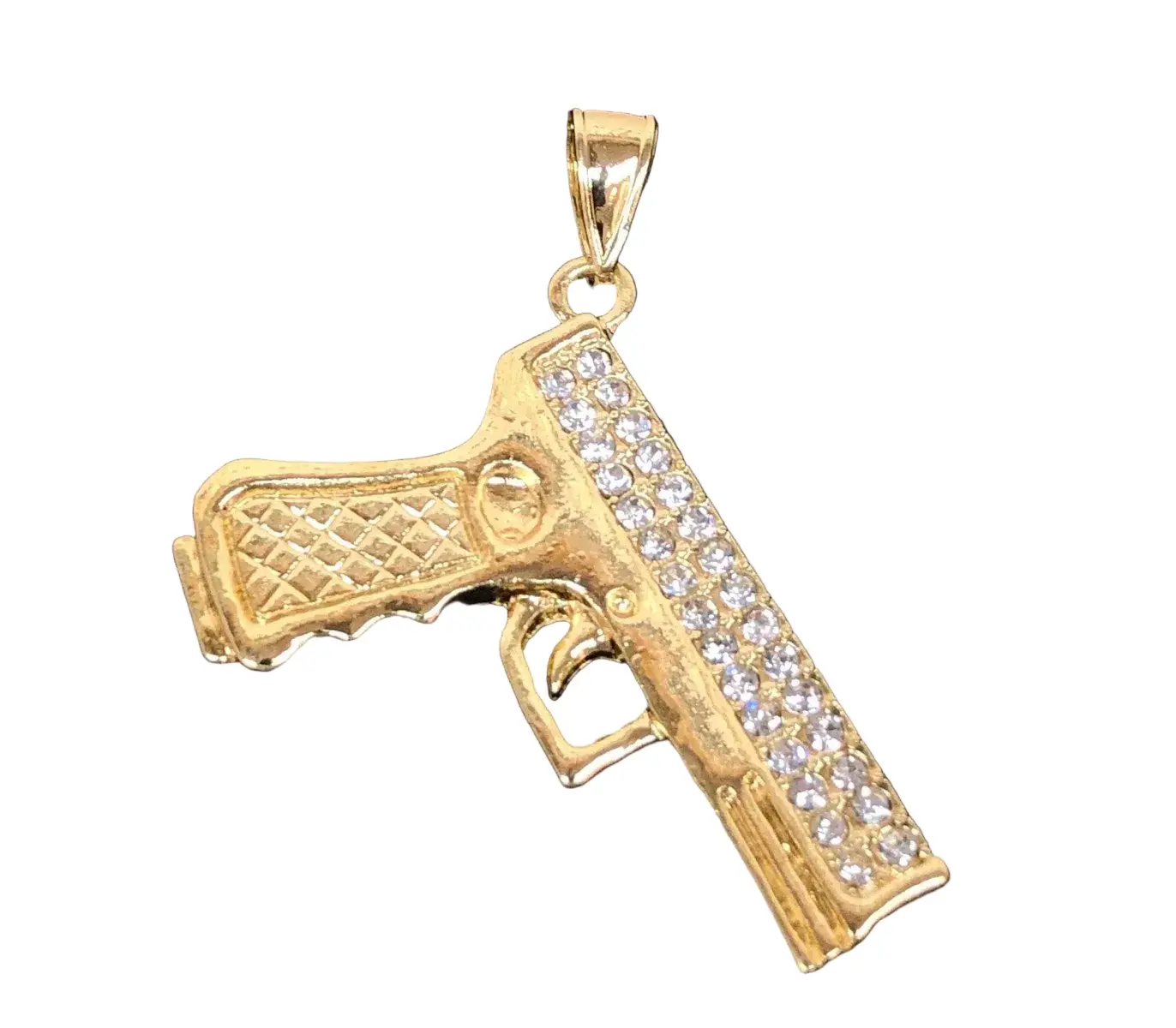 Gold Filled Gun Pendant