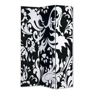212 MAIN 3-Panel Wood Room Divider - Modern Room Dividers, 1x48x72 in, Multi-Color, for Indoor Use