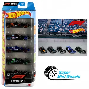 Hot Wheels 1:64 Formula 1 F1 Racing 5 Pack Cars Set