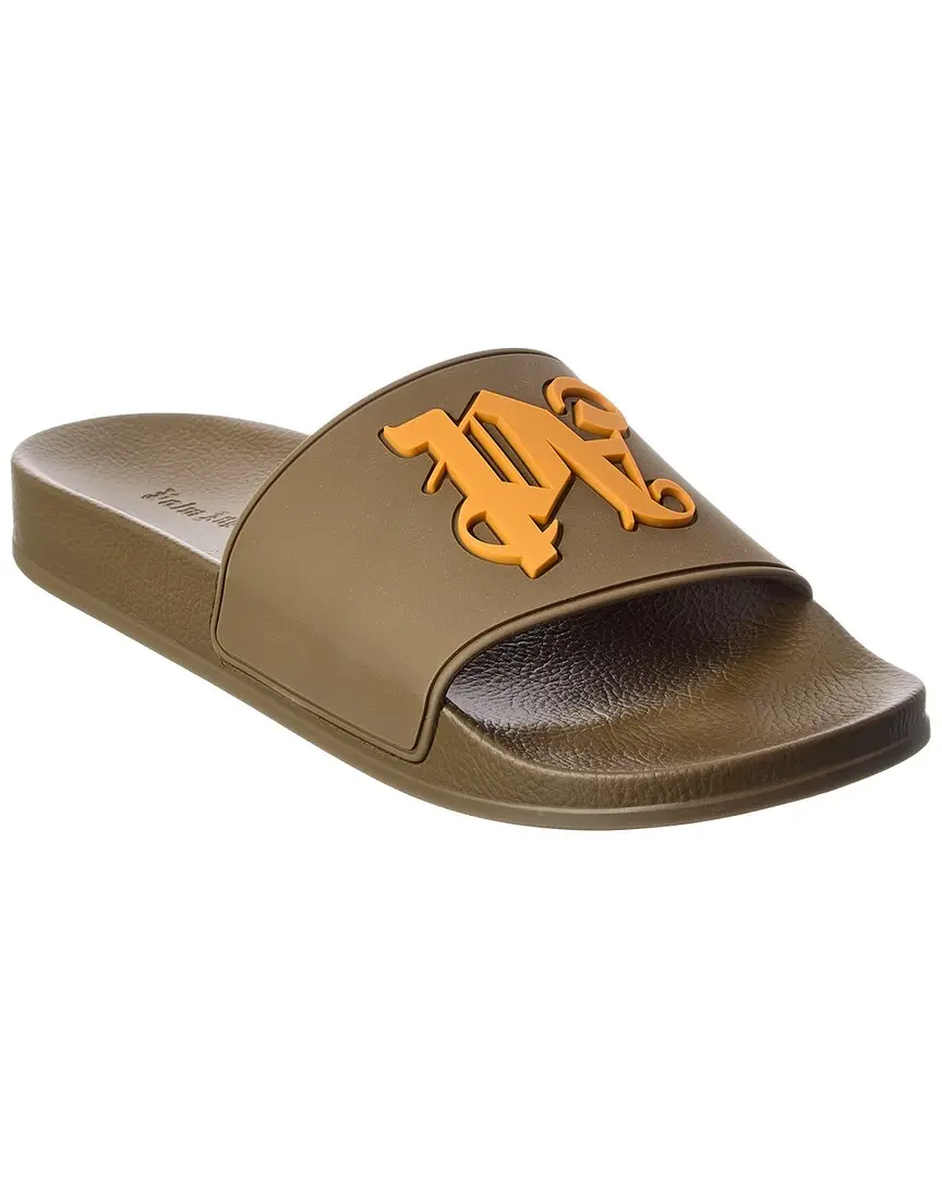 Palm Angels PA Monogram Pool Slide Palm Angels PA Monogram Pool Slide