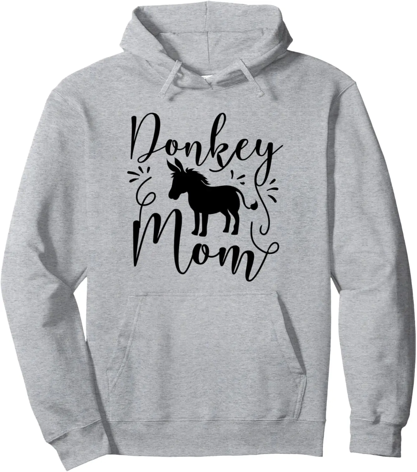 Donkey Mom Mule Farm Animal Cute Donkey Pullover Hoodie
