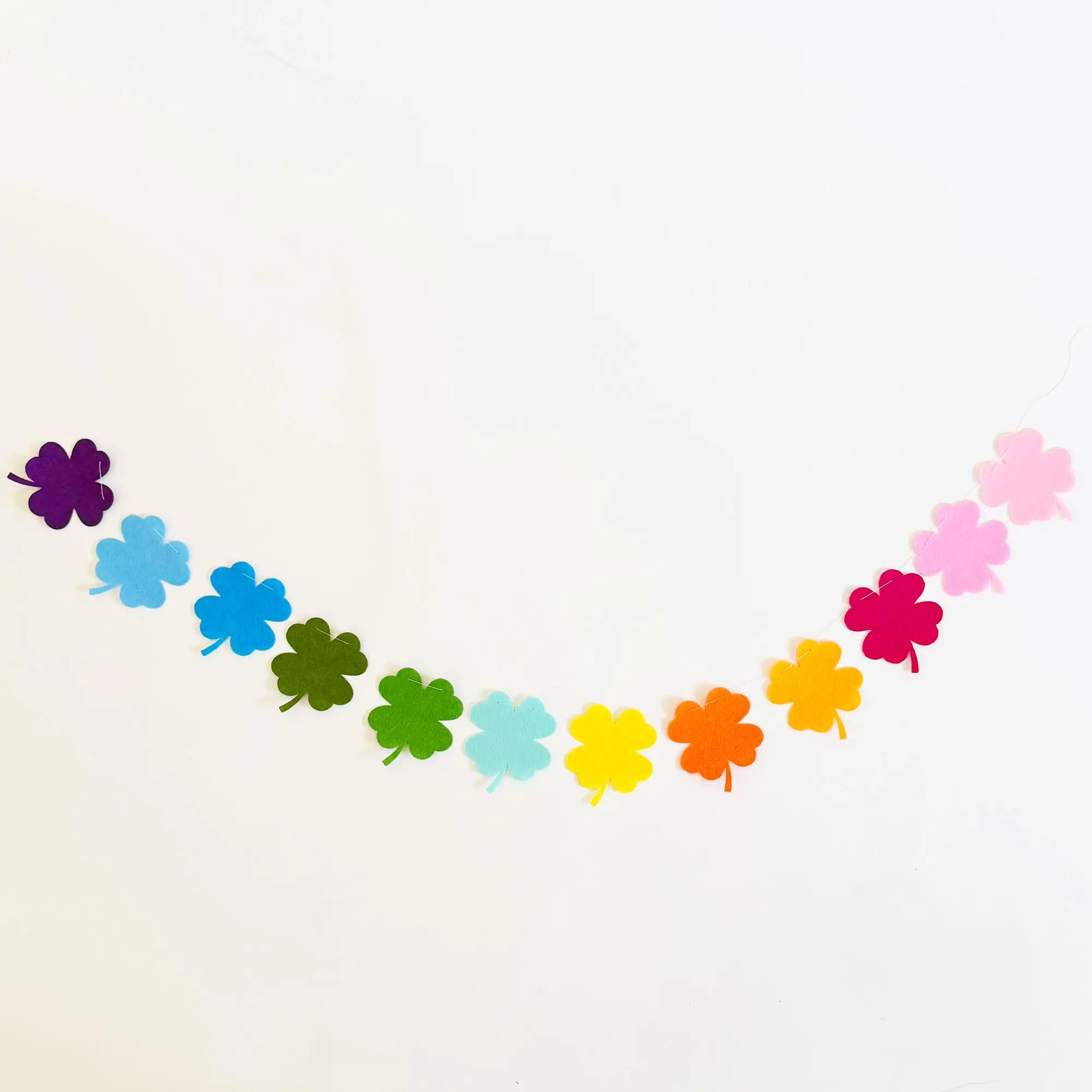 St Patricks Day Shamrock Garland