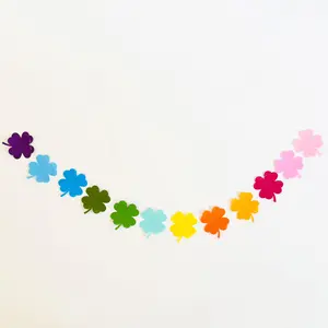 St Patricks Day Shamrock Garland