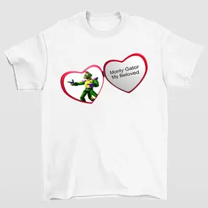 Montgomery Gator My Beloved Monty FNAF Security Breach Fan Graphic T-Shirt