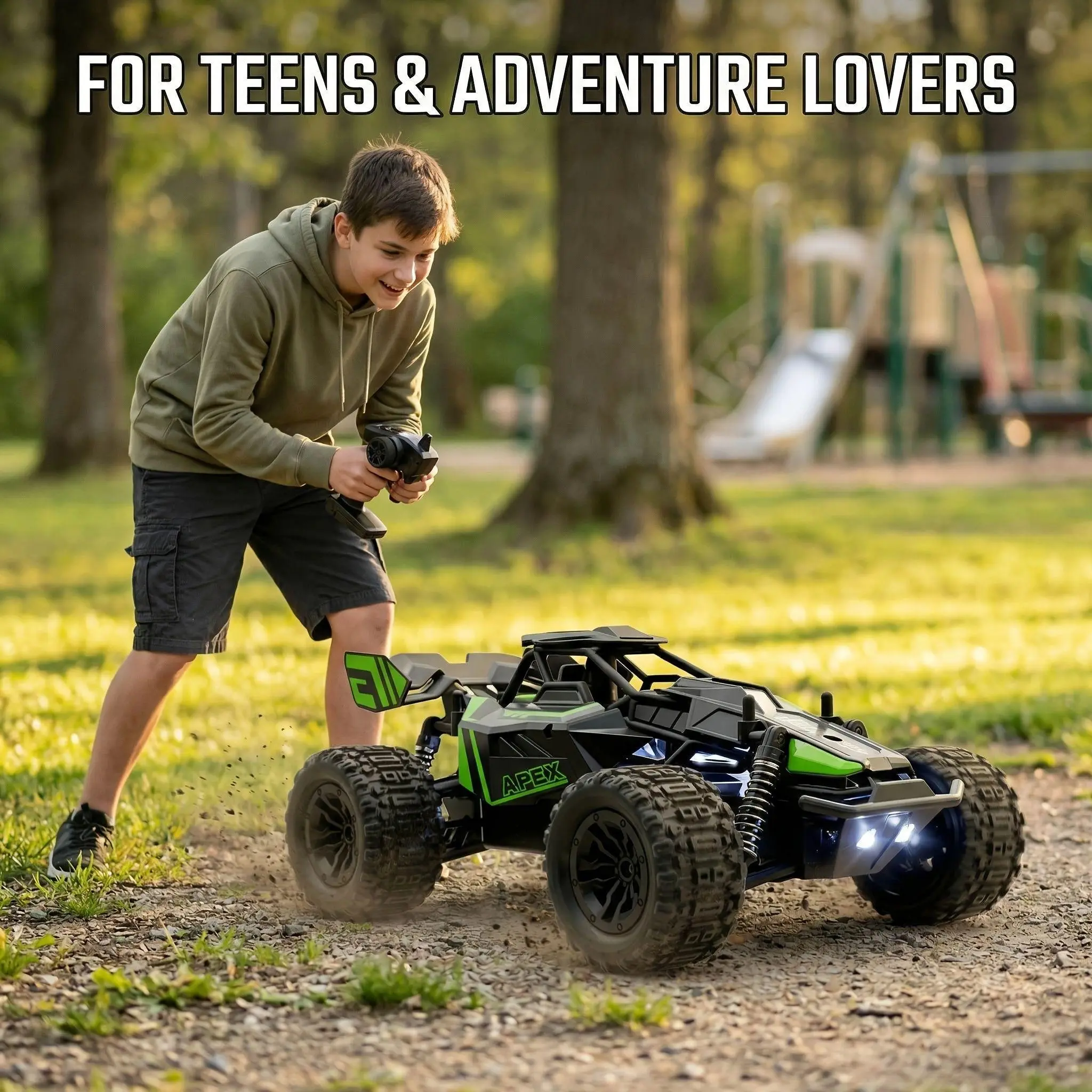 1:20 Scale High-Speed RC Car, 4-Wheel-Drive All-Terrain Off-Road Truck, Ideal Boy Gifts & Boyfriend Gift Ideas