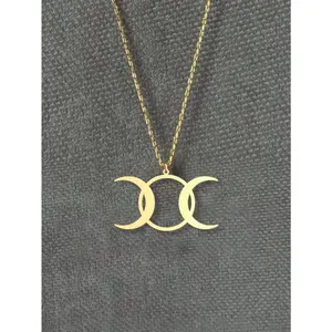 The Three-Faced Moon – Triple Moon Goddess Necklace