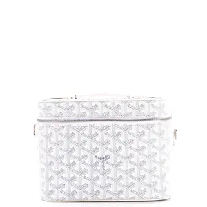 Pre-owned Goyard Canvas Coated Toiletry Bags Muse Vanity Case Coated Canvas by Rebag