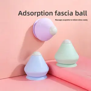 Electric adsorption fascia ball acupoint relaxation massager foot shoulder neck waist relaxation vibration hot compress massage ball Adjustable Relaxing