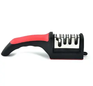 Knife Sharpener 4 Stages Professional Kitchen Sharpening Stone Grinder Knives Whetstone Tungsten Diamond Ceramic Sharpener Tool