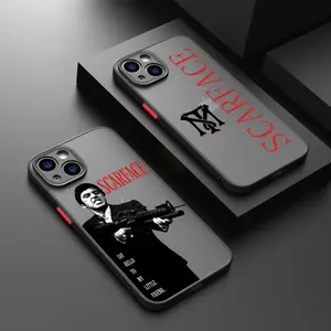 Movie Scarface Phone Case for iPhone 17,16,15,14,13,12,11,Pro,Max,Plus Phone Cover - Top Fan's Phone Case Cover as Perfect Gift Get Ready for Halloween
