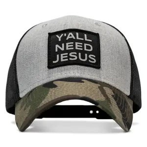 Y'all Need Jesus Patch Snapback Hat
