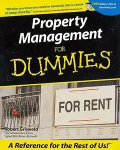 USED-Property Management for Dummies by Robert Griswold (Paperback)