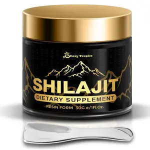 Cozy Tropics Pure Himalayan Shilajit Resin, 30G - 85 Trace Minerals Natural Supplement for Daily Balance & Vitality