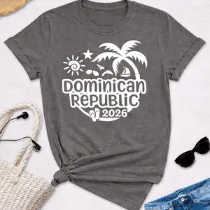 Dominican Republic 2026 Tshirt, Dominican Vacay Shirt, Summer Trip 2026 Shirt, Dominican Republic Shirt, Dominican Gift, Vacation 2026 Shirt