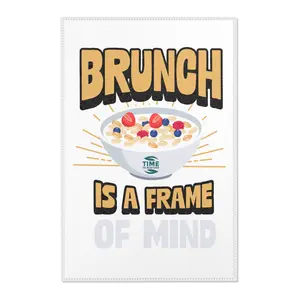 Brunch Vibes Area Rug – Stylish Kitchen Decor, Dining Room Accent, Breakfast Nook Mat, Cozy Home Aesthetic, Non-Slip & Durable, Perfect Housewarming Gift for Foodies, Brunch Lovers, and Home Entertainers