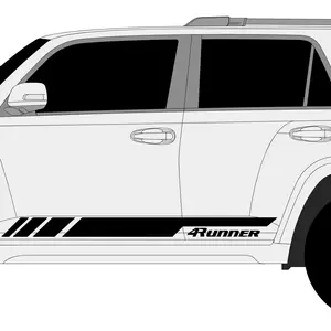 Toyota 4Runner Vinyl Decal Sticker Graphics TRD Sport Side Door x2 ANY COLOR 022