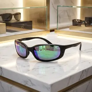 Aura Luxe Streamlined Y2K Sport Sunglasses, Futuristic Full-Wrap Mirrored Shades for Men & Women, UV400 Anti-Glare Eyewear for Cycling, Driving & Streetwear