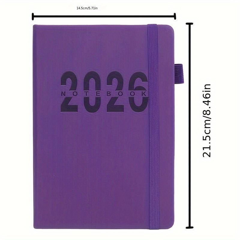 2026 New Calendar Planner & Self-Discipline Log - Self-Discipline Check-In, Time Management & Schedule Planning - One Page Per Day, 365-Day Plan & Visual Organization - 400 Pages Easy-to-Clean Paper