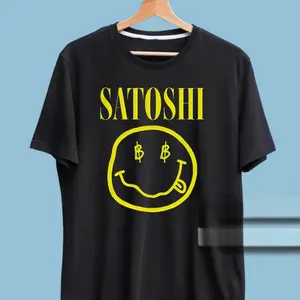 Satoshi Nakamoto Premium Shirt, Bitcoin Smiley Face Jack Dorsey Shirt, Premium Ultra Soft