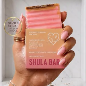 Shula Bar Natural Feminine Care Soap for pH Balance, Odor Control & Hydration | Organic Herbal Ingredients | Gentle Yet Effective for Daily Intimate Hygiene | Handmade & Vega