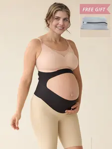 Momcozy Maternity Belly Belt, Invisible Maternity Sling, CozySupport Ergonest Maternity Belly Belt, Invisible Maternity Sling for Abdomen and Waist,-【B】