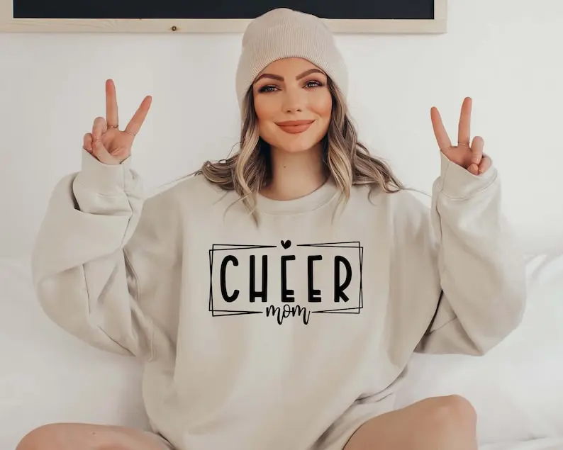 Cheer Mom Sweatshirt, Cheer Mama, Team Spirit Sweatshirt, Cheer Mom Shirt, Cheer life Sweatshirt, Gift for mom