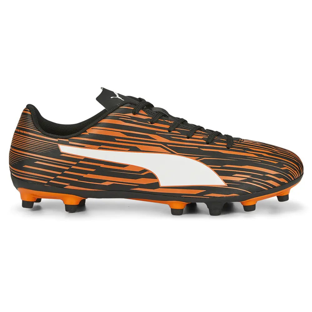 PUMA Mens Rapido Iii Soccer Cleats Cleated, Firm Ground - Black