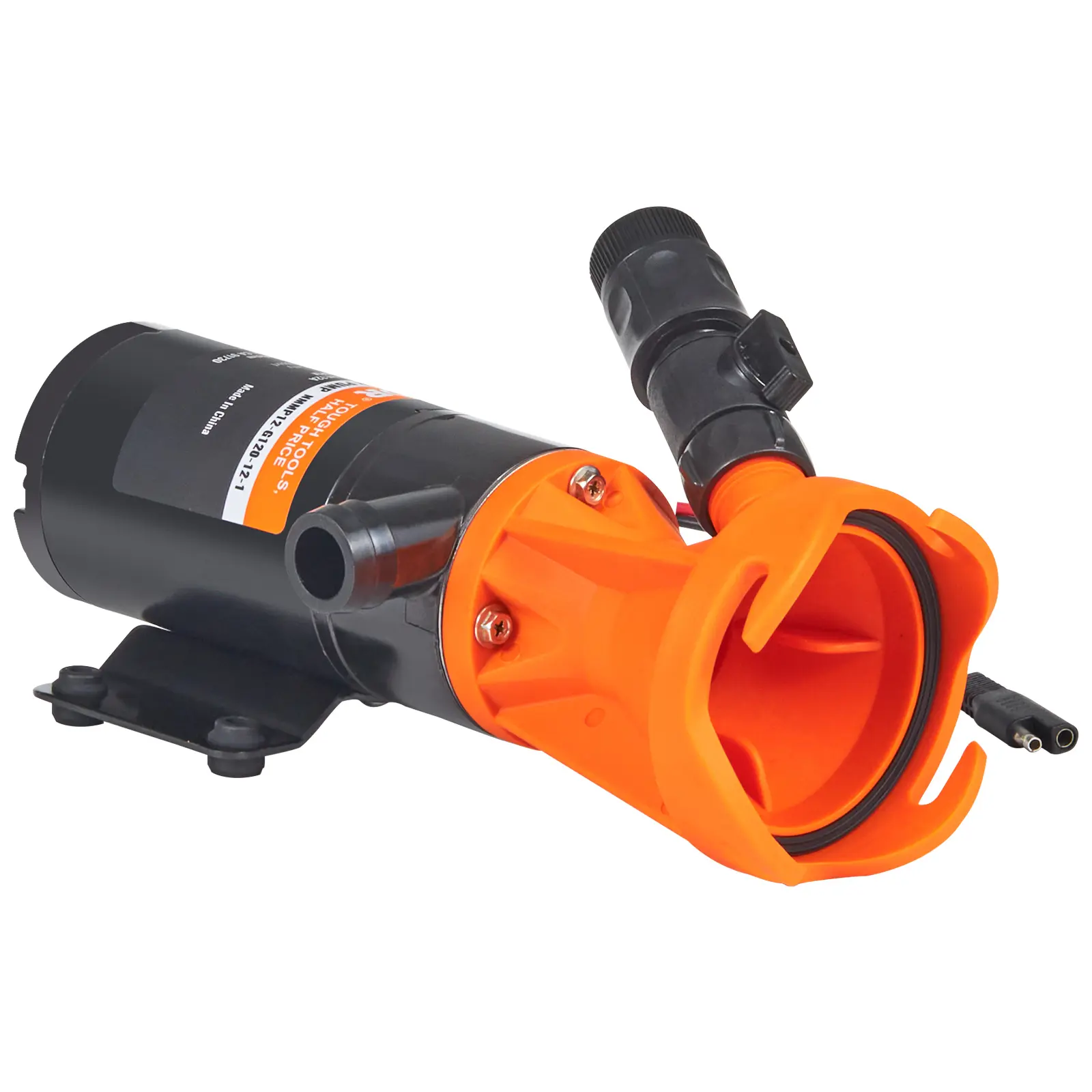 Spring new arrivals RV Portable Macerator Pump, 12V, 12GMP Quick Release RV Waste Pump, RV Sewage Sewer Pump with Detachable Quick Connection Valve Metal Hose Clamp Power Cord, for RV Boat Marine Motorhome Camper