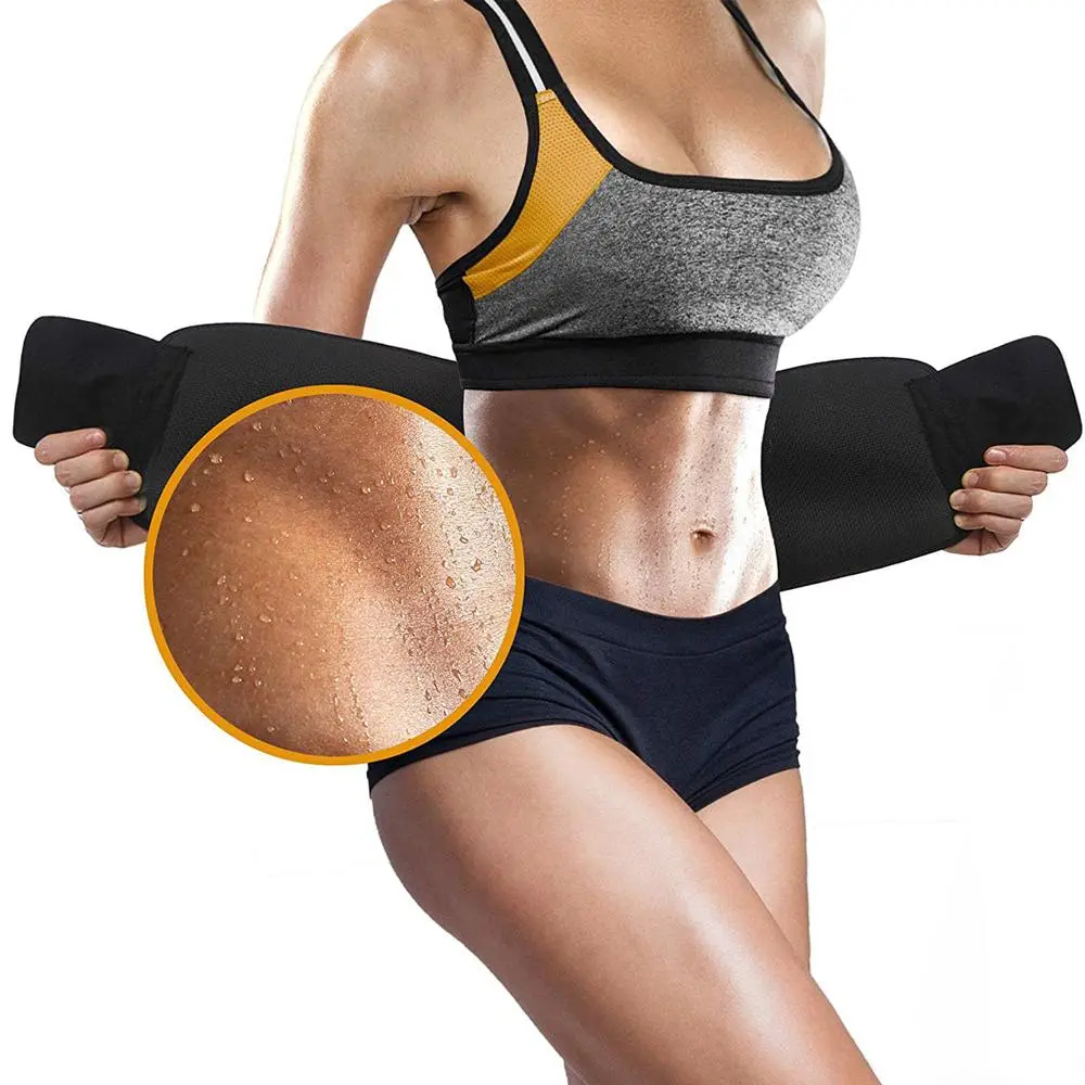 Waist trimming belt, Sporty waist slimmer, Abdominal Control Belt, sweat-absorbing, abdominal slimming, lower back and waist support, with sauna suit effect, best abdominal trainer, hand wash only, gift for Father's Day, Workout Waist Trimmer
